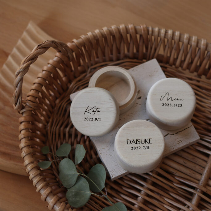 Small Baby tooth case - 3 font -