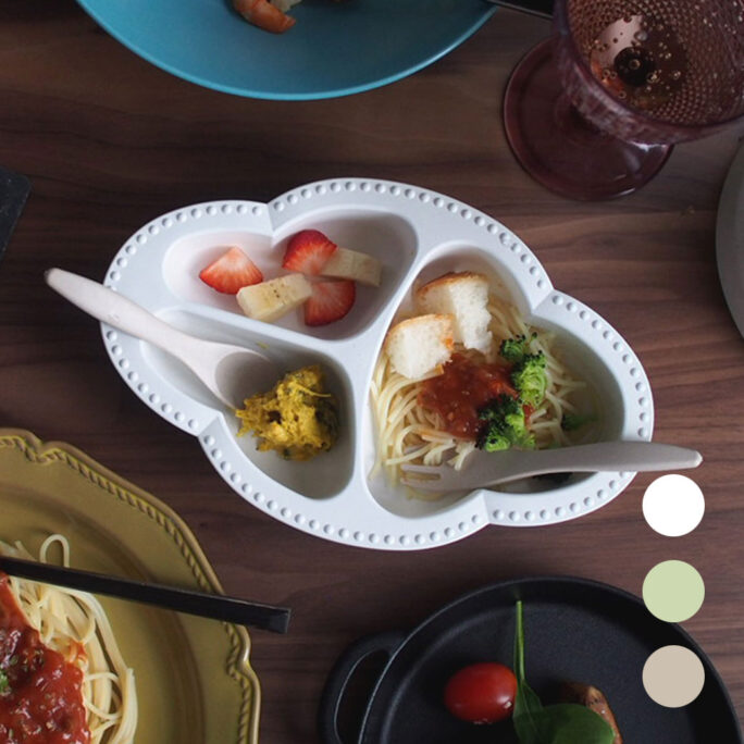 Baby Plate & Cutlery Set - 3 color -